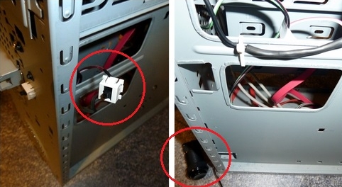 PC mit modifiziertem Ein-Aus-Taster PC mit modifiziertem Ein-Aus-Taster