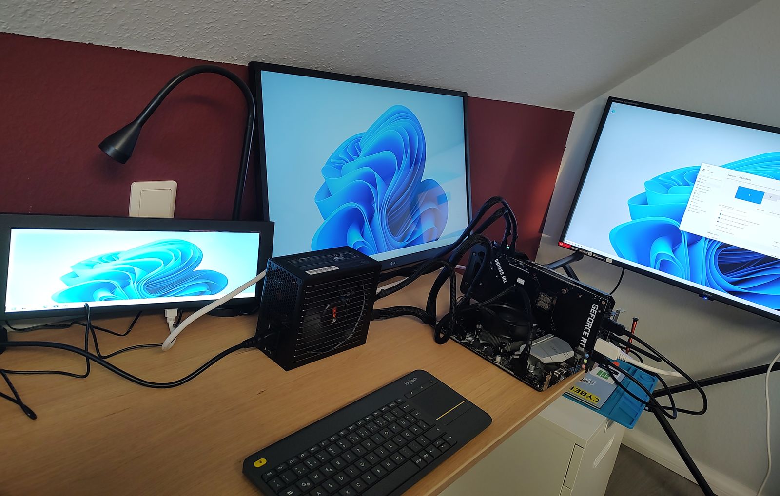 Drei Monitor Setup