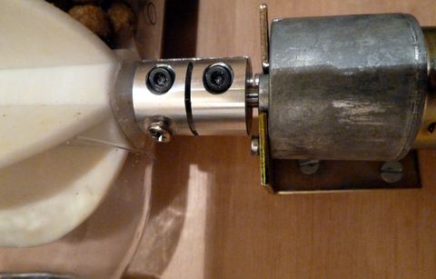 Catfeeder Wellenkupplung mit Schraube Catfeeder Wellenkupplung mit Schraube