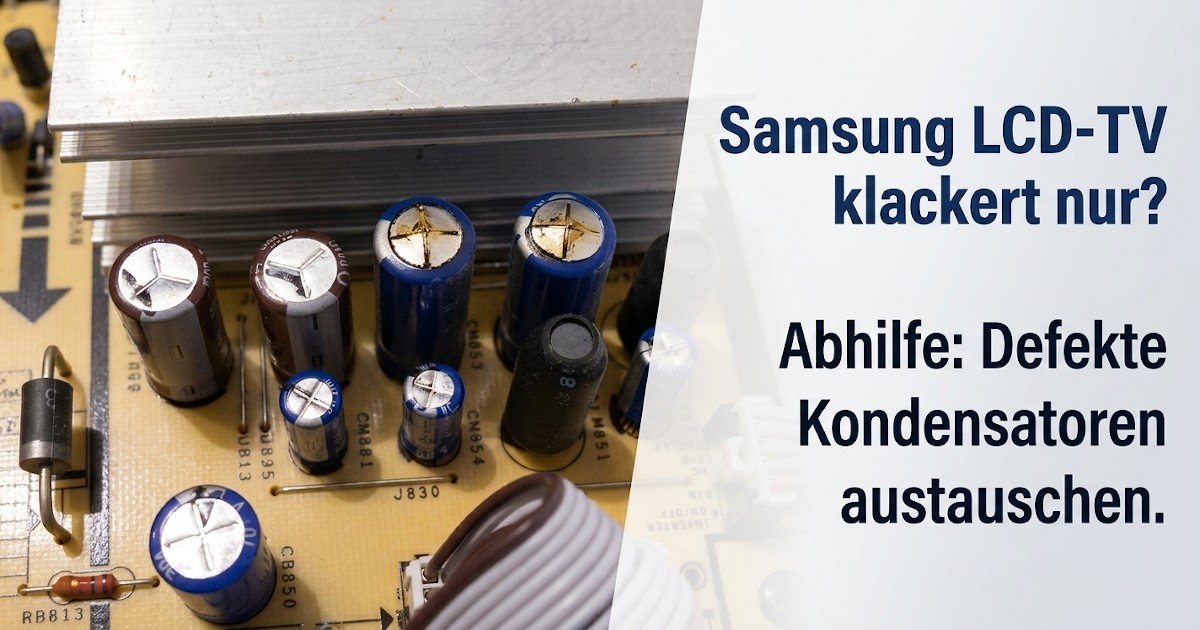 Samsung LCD Fernseher defekt