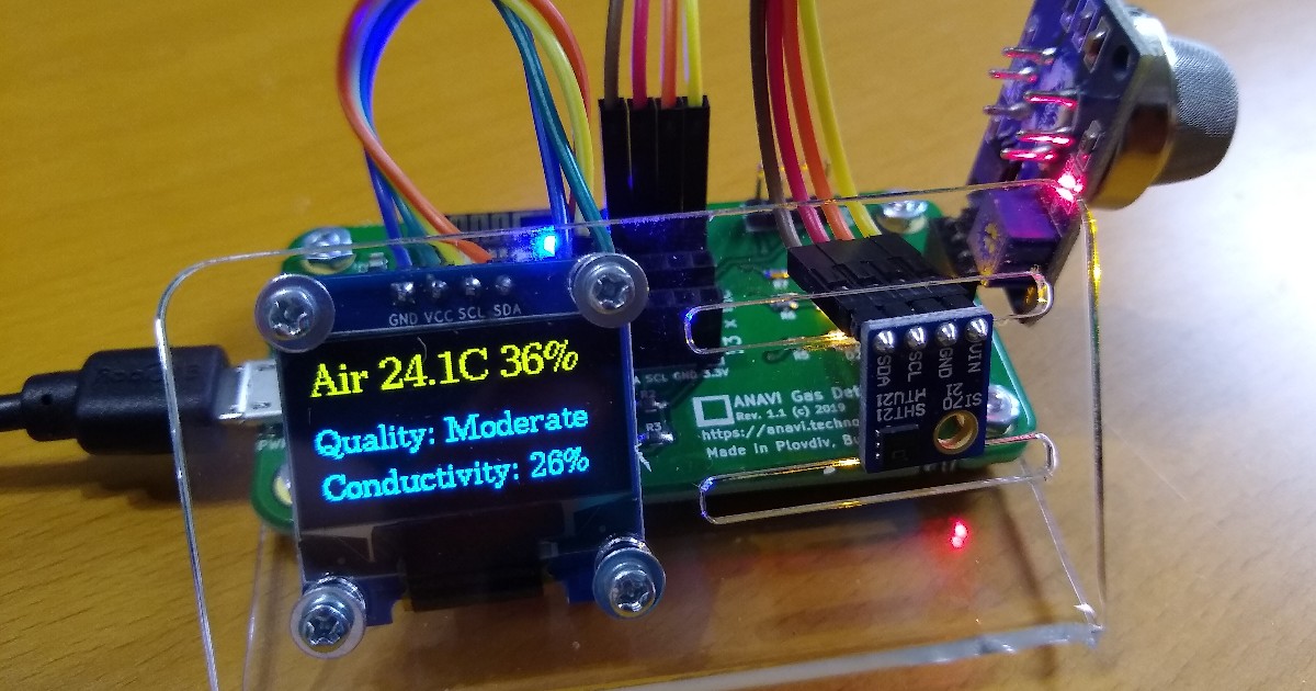 Anavi Opensource Gas- und Rauchdetektor