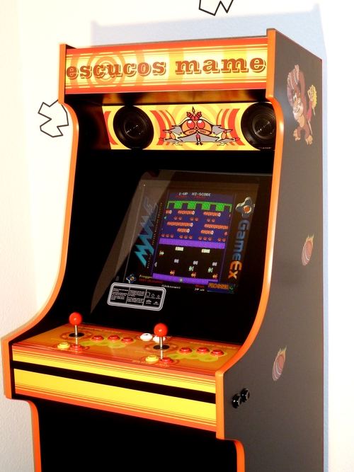 Rechteck Arcade Spielautomat Game Button & LED Arcade Push Button Weiß 