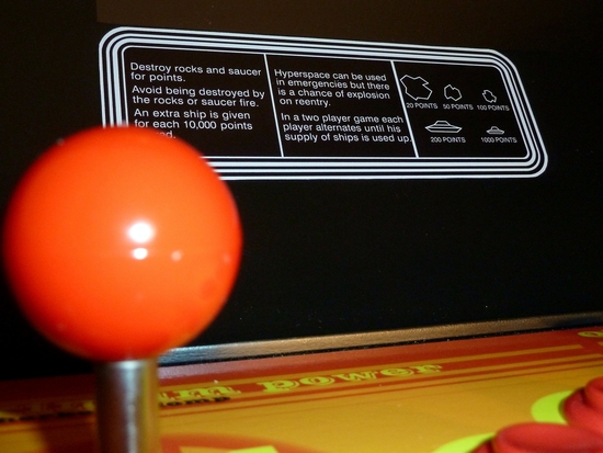 Arcade Cabinet Instruction Sticker