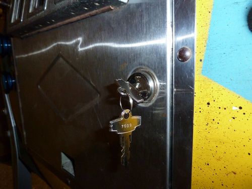 new lock for the coin door
