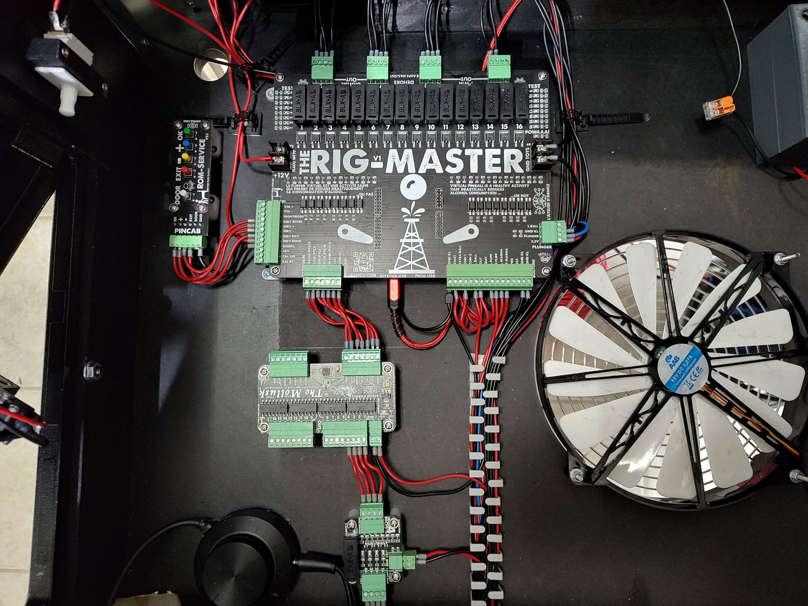 Verkabelter Rigmaster mit Molluks und MiniMOS4 Verkabelter Rigmaster mit Molluks und MiniMOS4