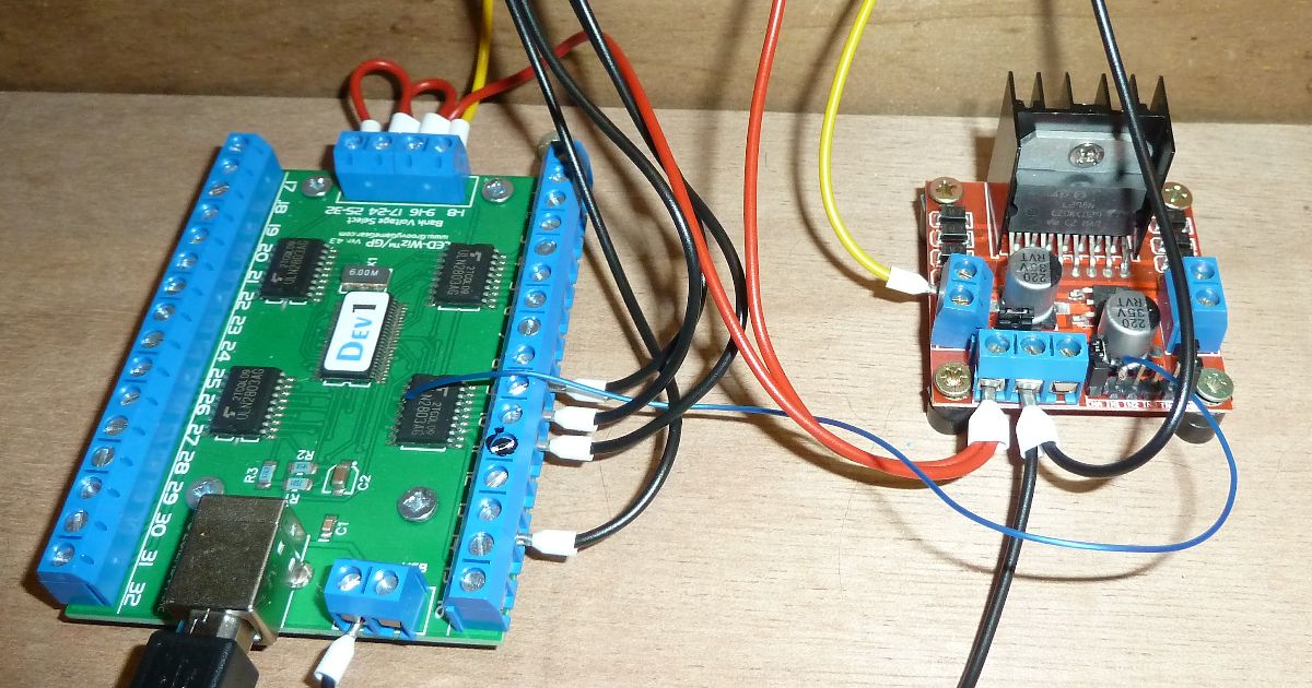LedWiz und Dual-H-Bridge für Shaker und Replay-Knocker