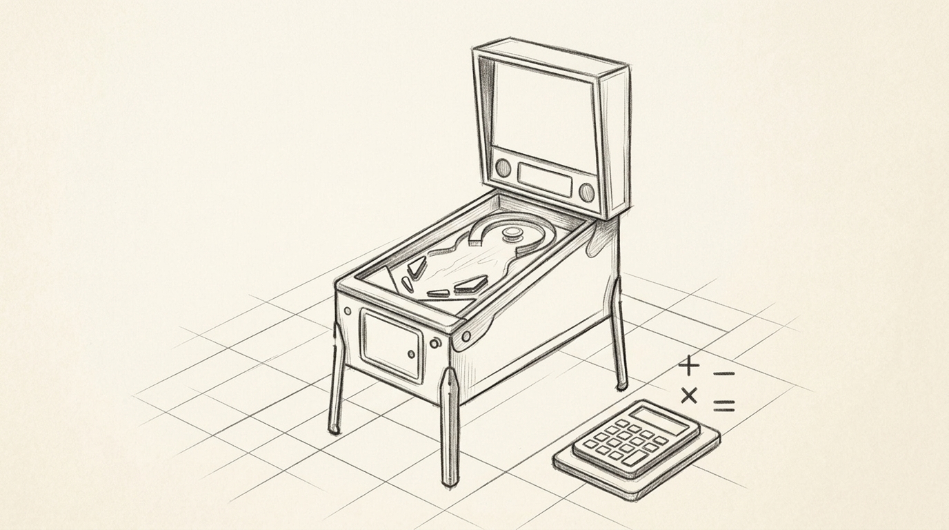 Virtual Pinball kalkulation